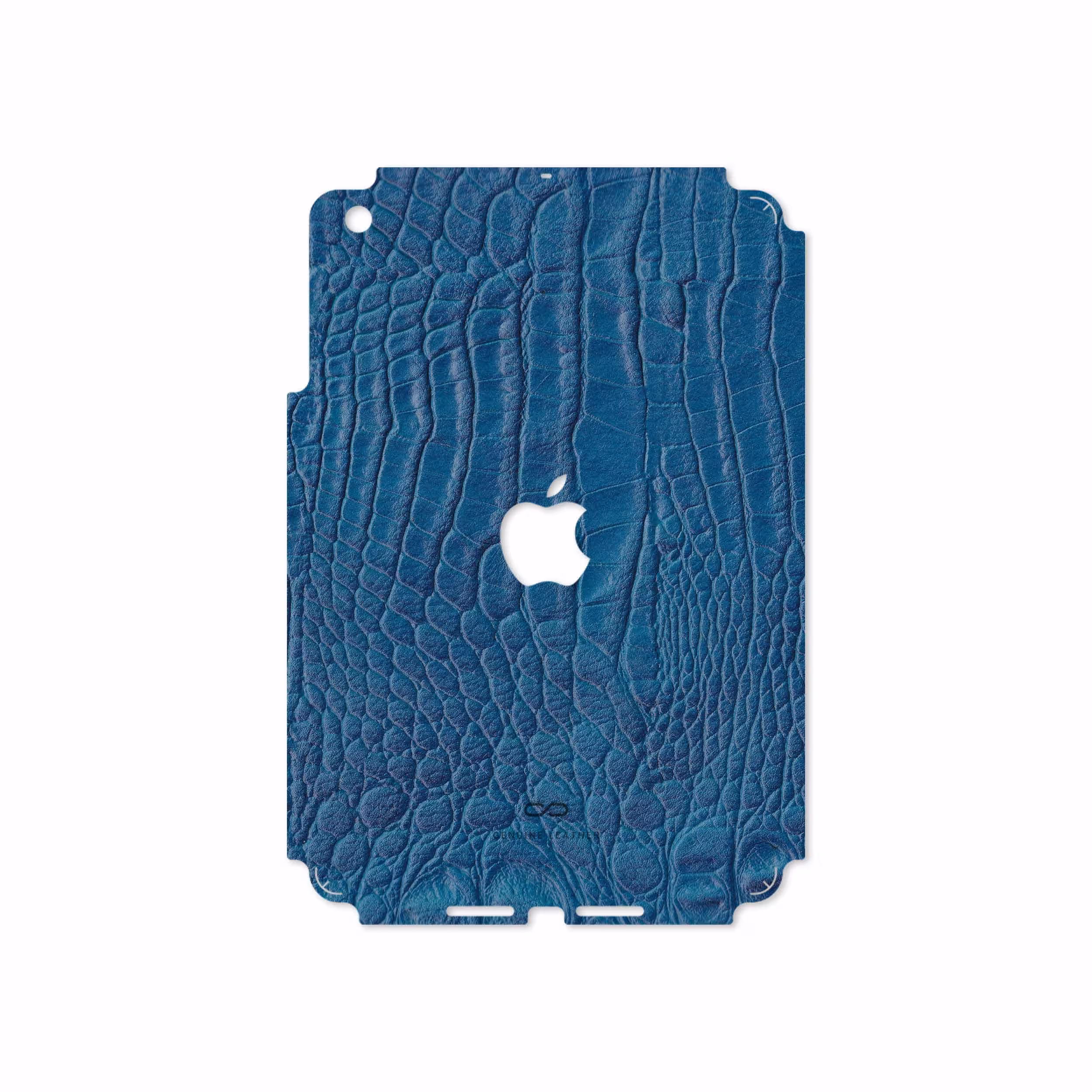 برچسب پوششی ماهوت مدل Blue-Crocodile-Leather مناسب برای تبلت اپل iPad mini 2012 A1454