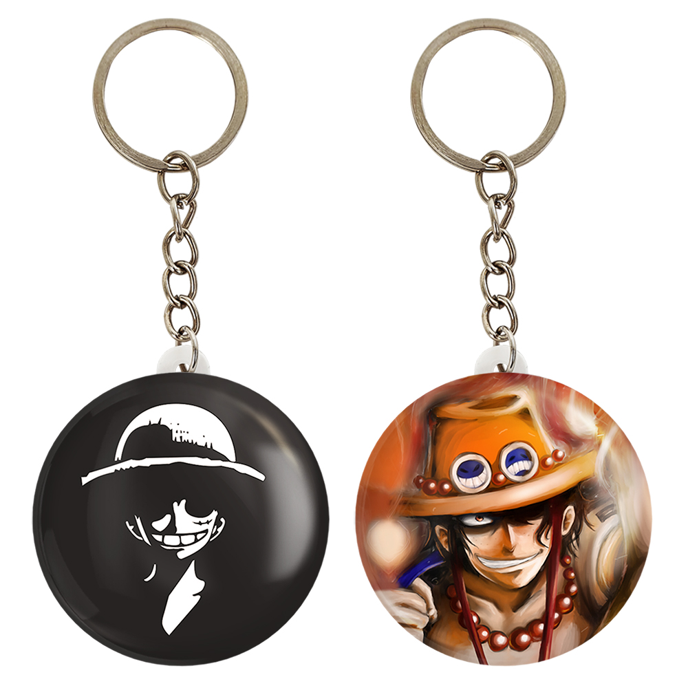 جاکلیدی خندالو مدل پورتگاس و لوفی انیمه وان پیس کد 1722817226 مجموعه 2 عددی