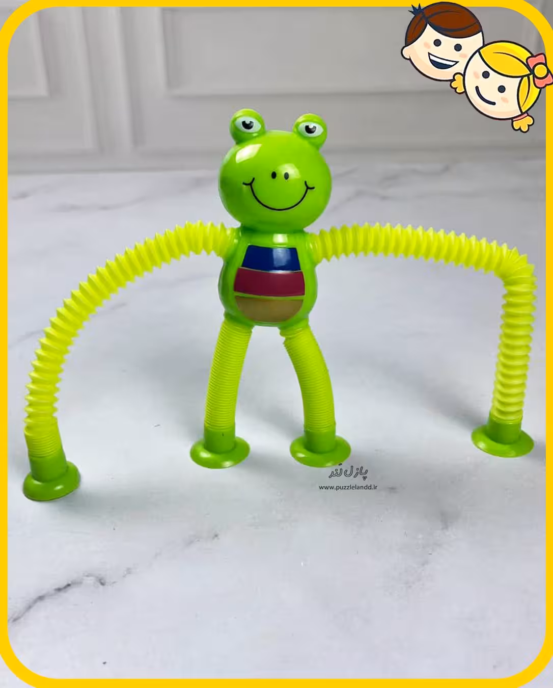 فیجت قورباغه چسبنده لوله ای