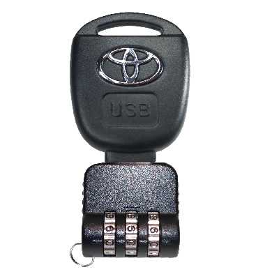 فلش مموری پرلیت یو اس بی طرح ریموت تویوتا کد L20-U3.0 ظرفیت 32 گیگا بایت
