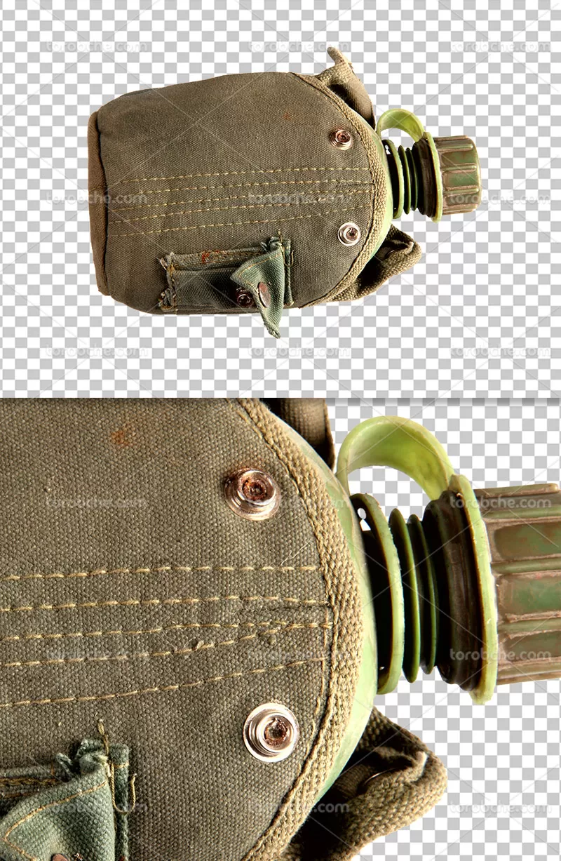 عکس دوربری قمقمه نظامی | گرافیک با طعم تربچه