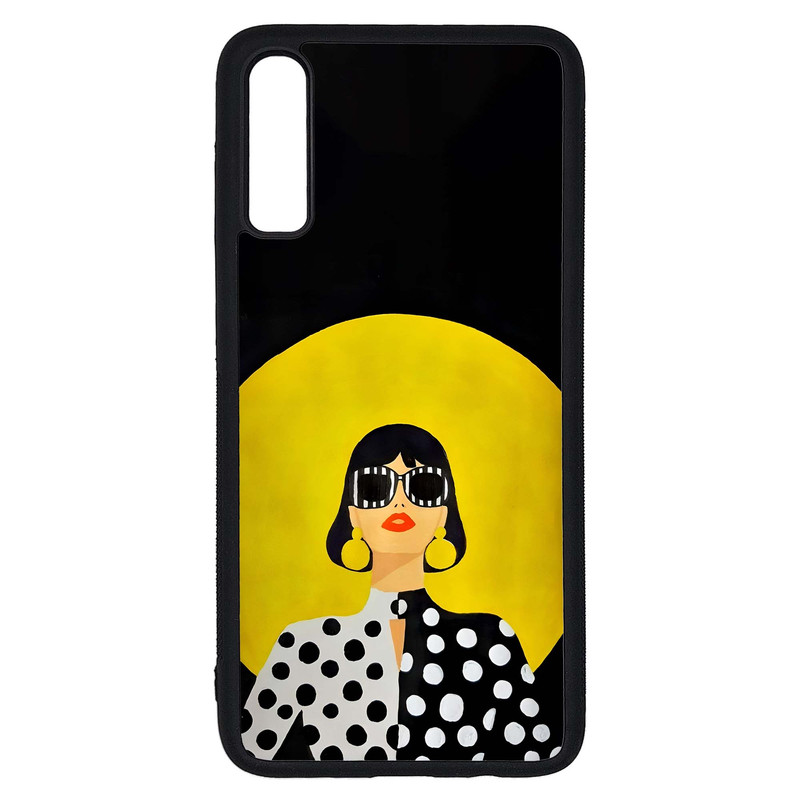 کاور طرح دختر کد G-147 مناسب برای گوشی موبایل سامسونگ Galaxy A70 / A70s | دیجی قاب دونی