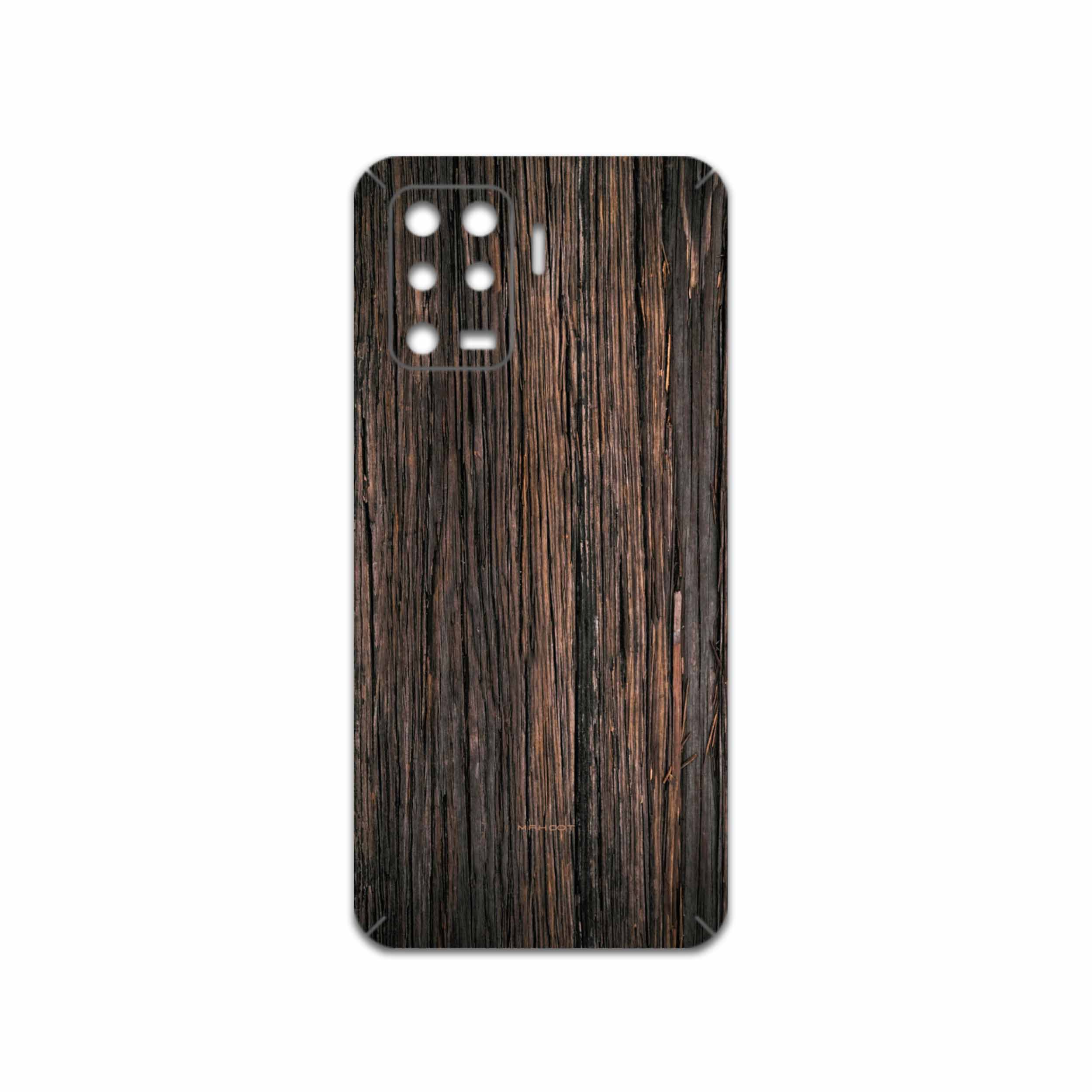 برچسب پوششی ماهوت مدل Burned-Wood مناسب برای گوشی موبایل اپو A94 4G