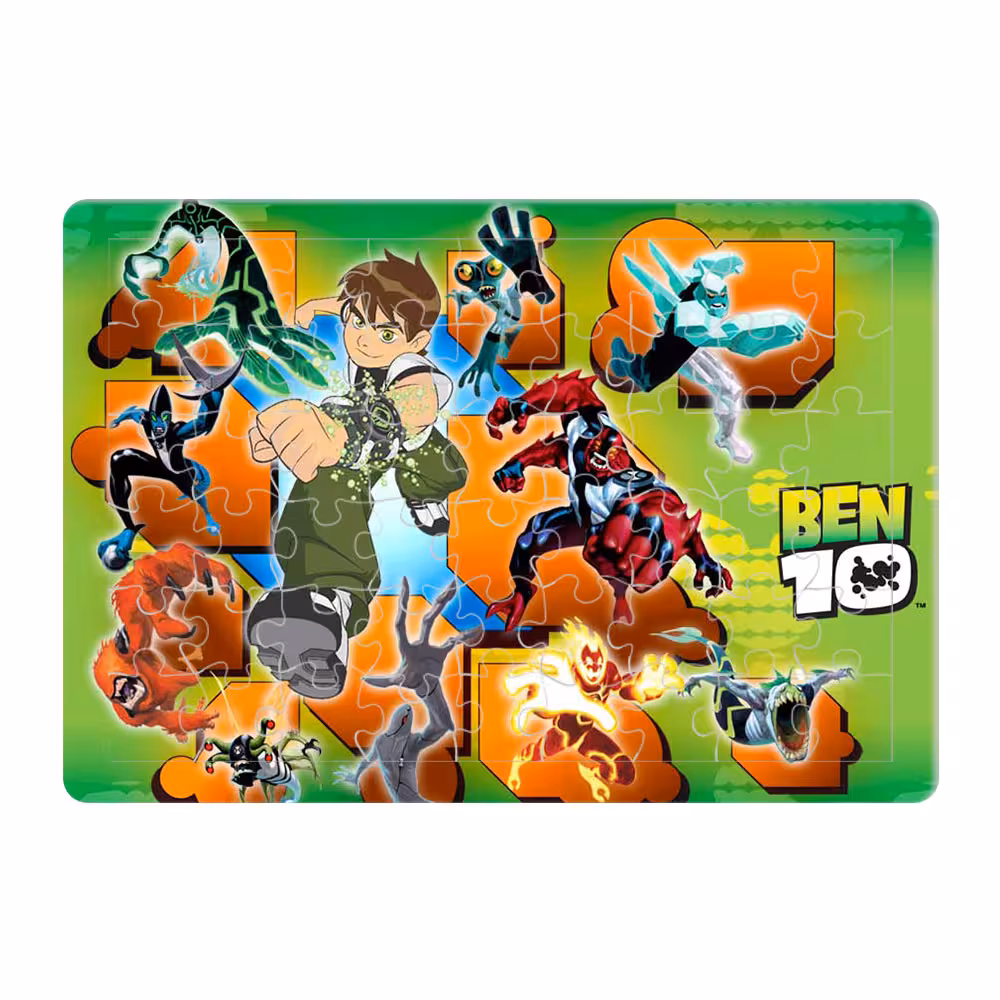 پازل 54 تکه طرح Ben10 مدل P284