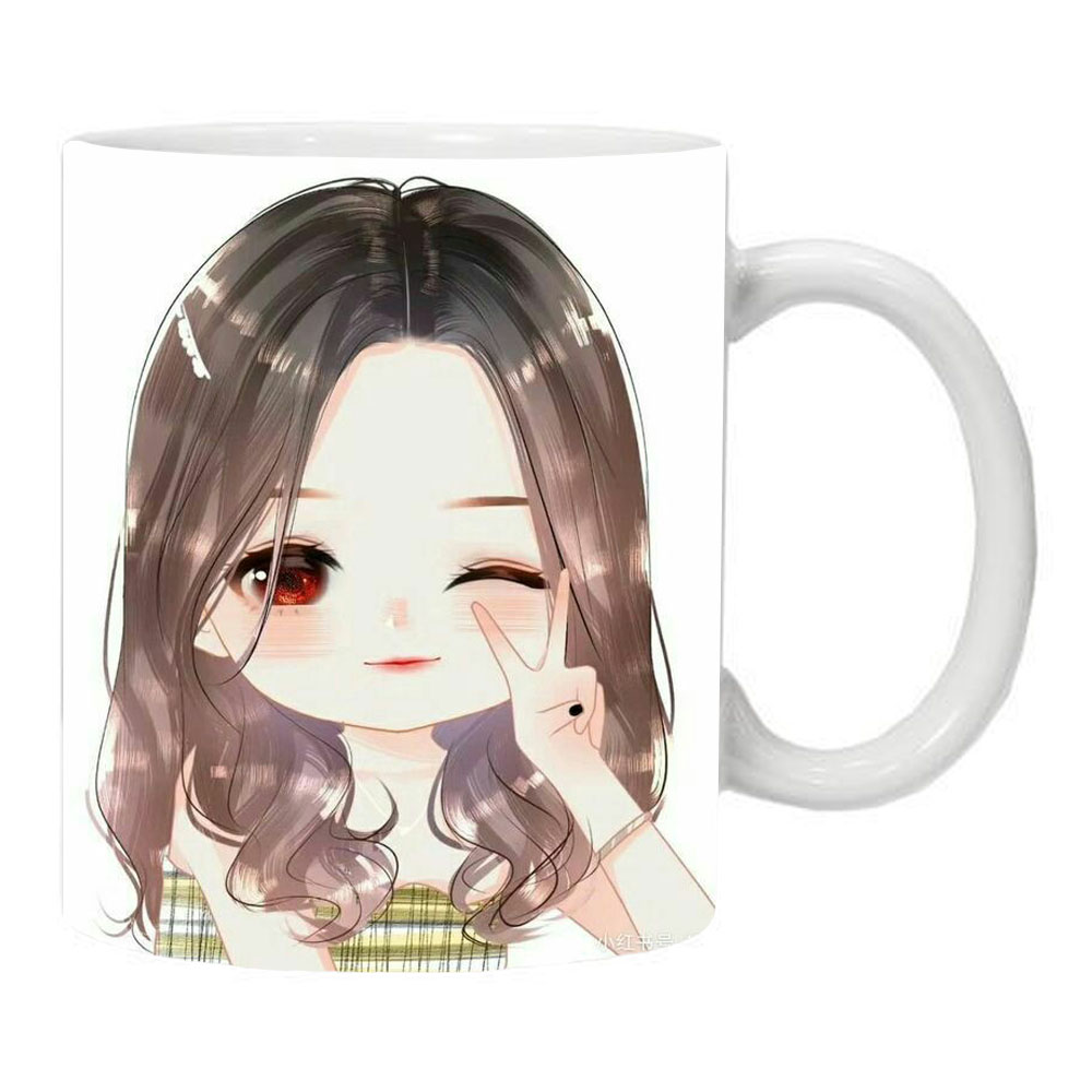 ماگ طرح دختر مدل MLS2465