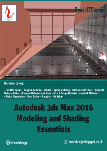 خرید و دانلود نسخه کامل کتاب Autodesk 3ds Max 2016 - Modeling and Shading Essentials