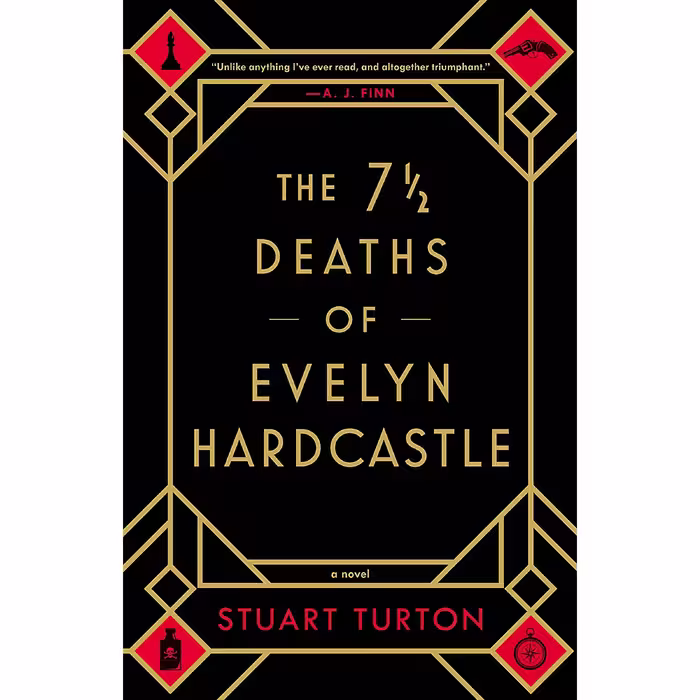 کتاب The 7 1/2 Deaths of Evelyn Hardcastle اثر Stuart Turton انتشارات Sourcebooks Landmark