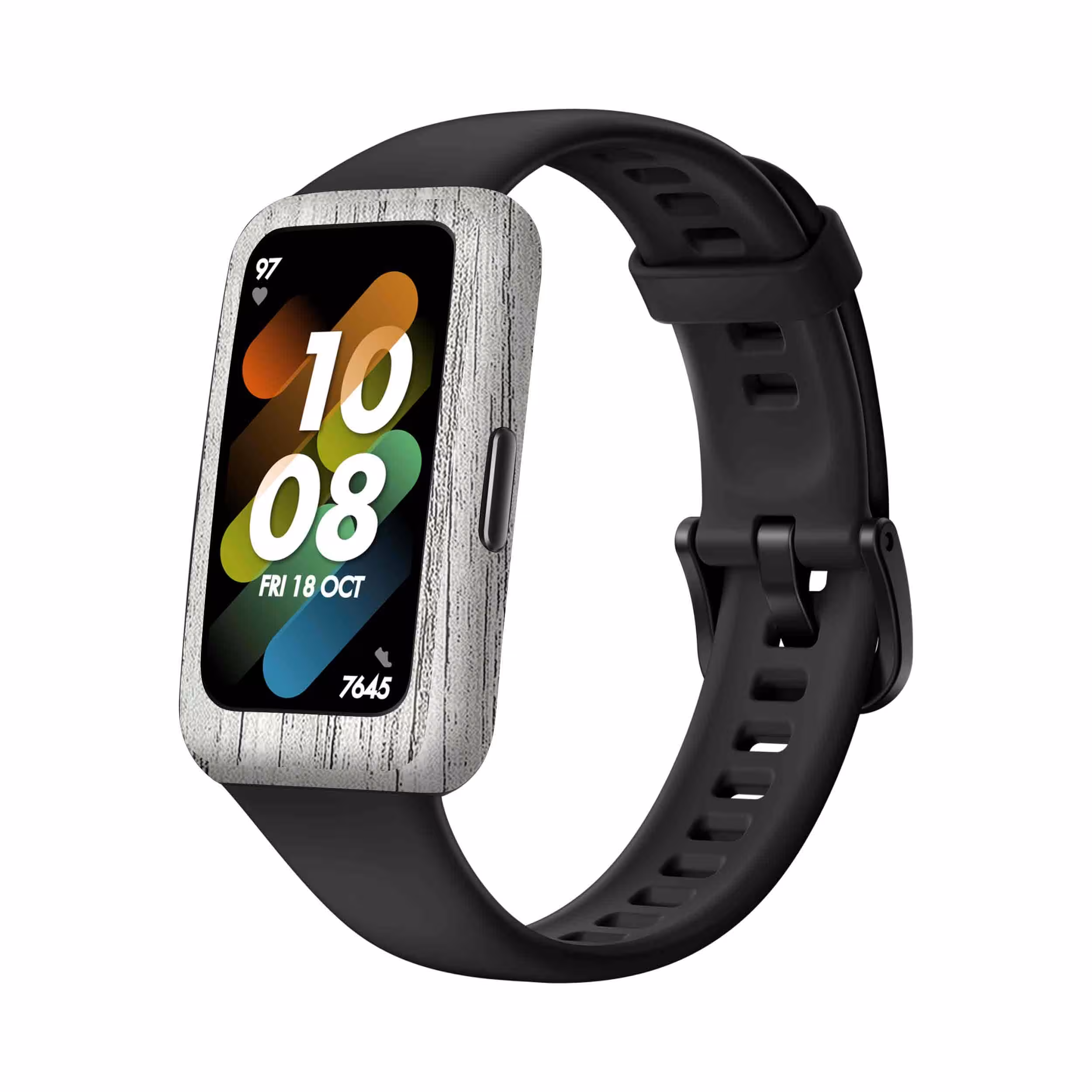 برچسب ماهوت طرح White_Wood مناسب برای ساعت هوشمند هوآوی Band 7