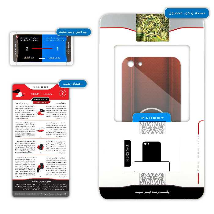 برچسب پوششی ماهوت مدل Nissan مناسب برای گوشی موبایل اپل iPhone 5