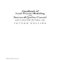 خرید و دانلود نسخه کامل کتاب Handbook of food process modeling and statistical quality control : with extensive MATLAB applications