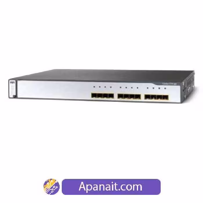 سوئیچ شبکه سیسکو 12 پورت WS-C3750G-12S-S