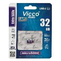 کارت حافظه microSDHC ویکومن مدل 533X کلاس 10 استاندارد UHS-I U1 سرعت 80MBps ظرفیت 32 گیگابایت | کالا مکس