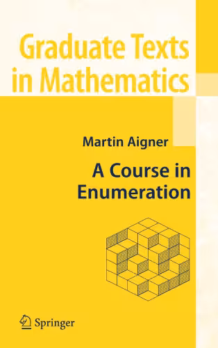 خرید و دانلود نسخه کامل کتاب A Course in Enumeration