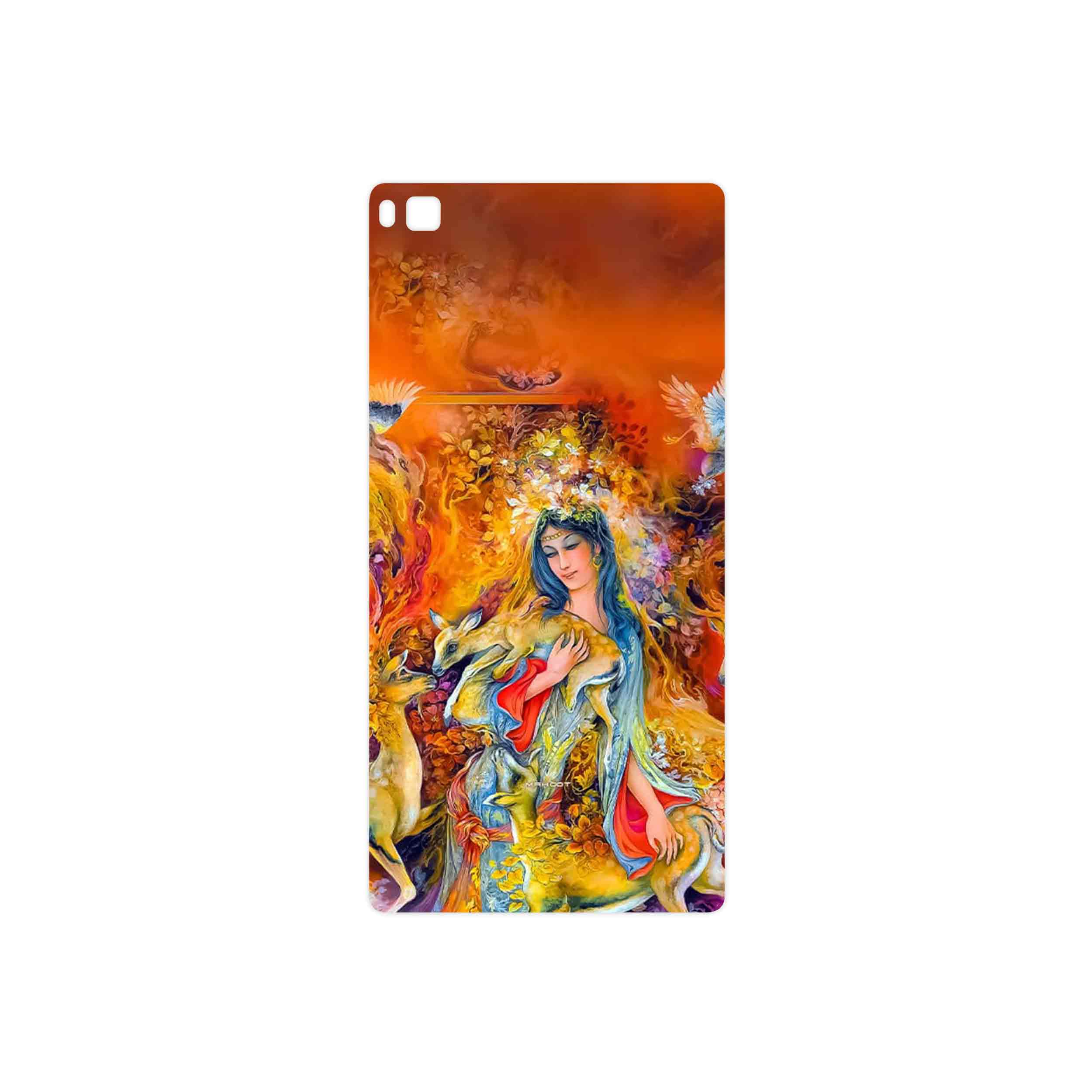 برچسب پوششی ماهوت مدل Persian miniature 2 مناسب برای گوشی موبایل هوآوی P8