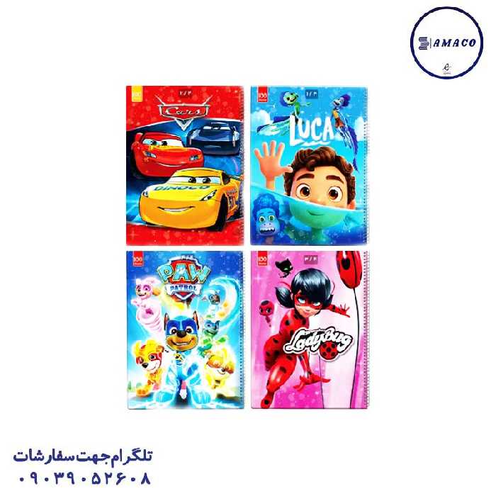 دفتر 100 مجلد فانتزی فنری کد 22 عرش