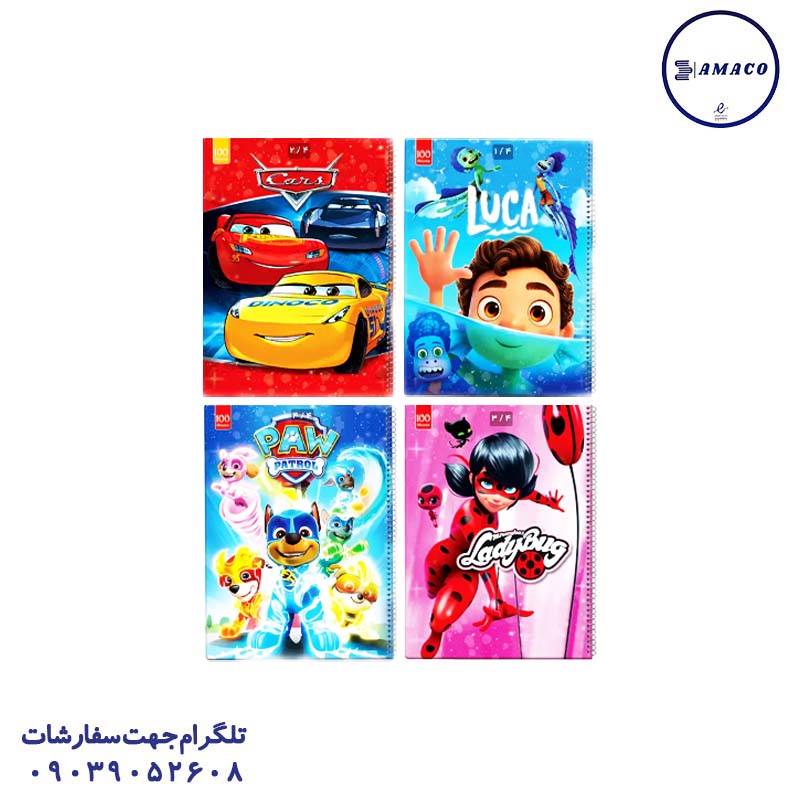 دفتر 100 مجلد فانتزی فنری کد 22 عرش