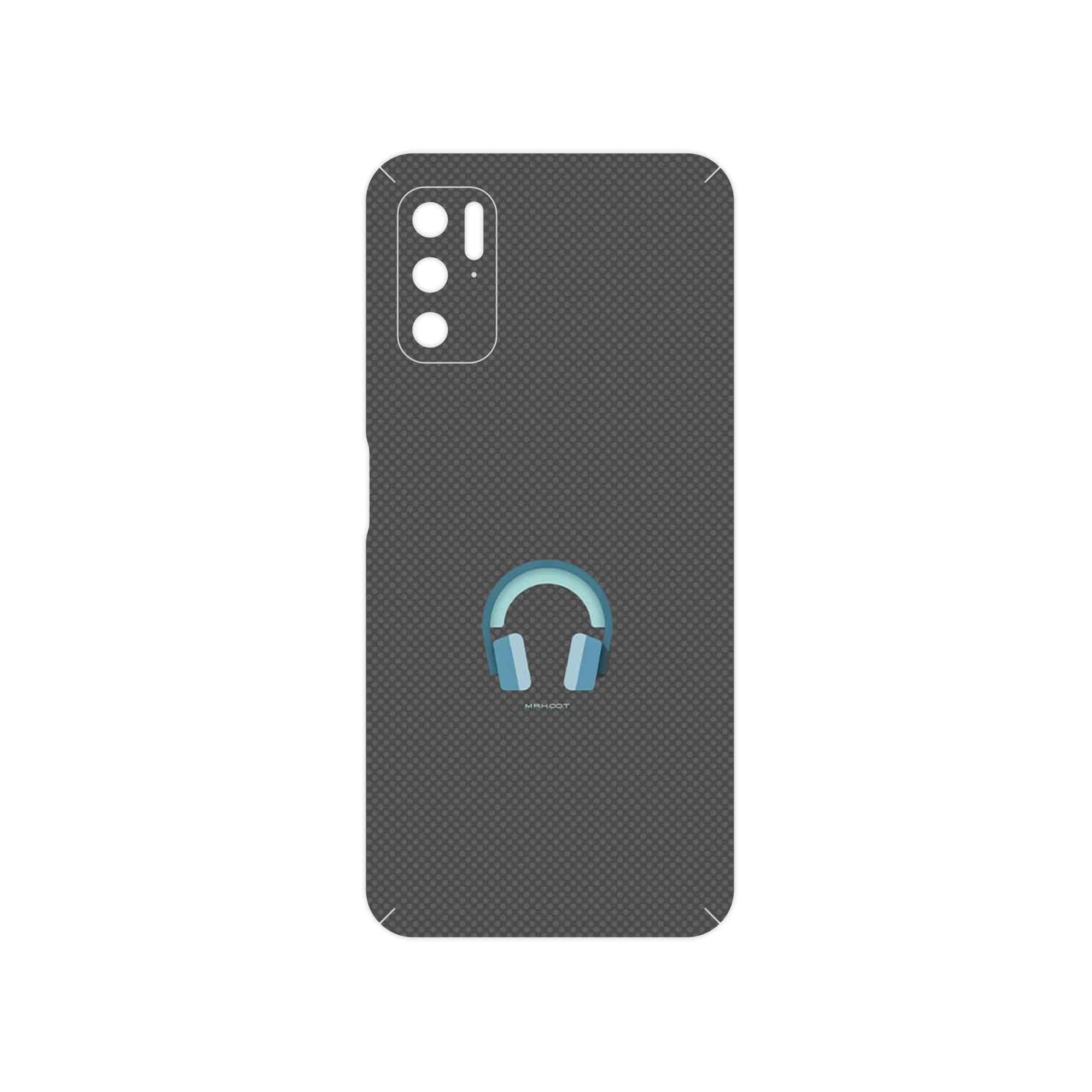برچسب پوششی ماهوت مدل Minimal Headphone Icon مناسب برای گوشی موبایل شیائومی Redmi Note 11SE