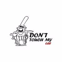 برچسب بدنه خودرو گراسیپا طرح dont touch