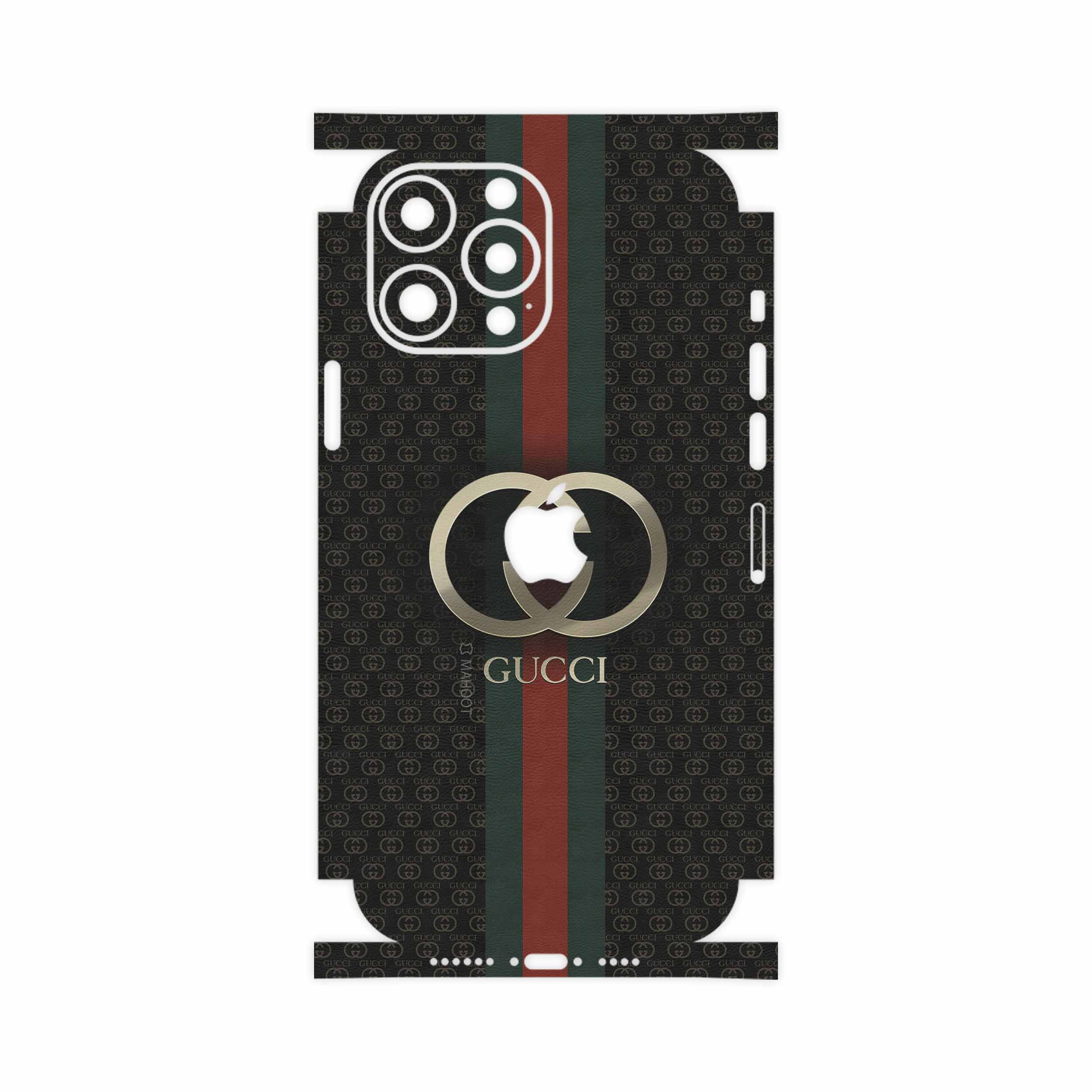 برچسب پوششی ماهوت مدل GUCCI-Logo-FullSkin مناسب برای گوشی موبایل اپل iPhone 13 Pro Max