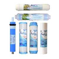 فیلتر دستگاه تصفیه آب آکوا پیورست مدل RO INFERARED 1551 مجموعه 6 عددی به همراه فیلتر تصفیه ممبران و اکسیژن ساز