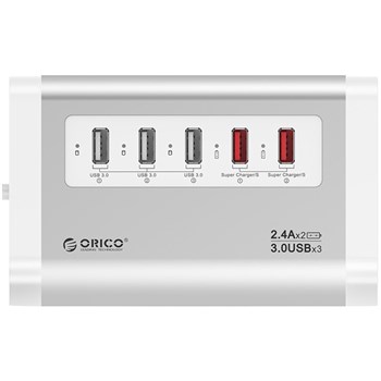 هاب یو اس بی اریکو USB3.0 پنج پورت با آداپتور مدل UH3C2