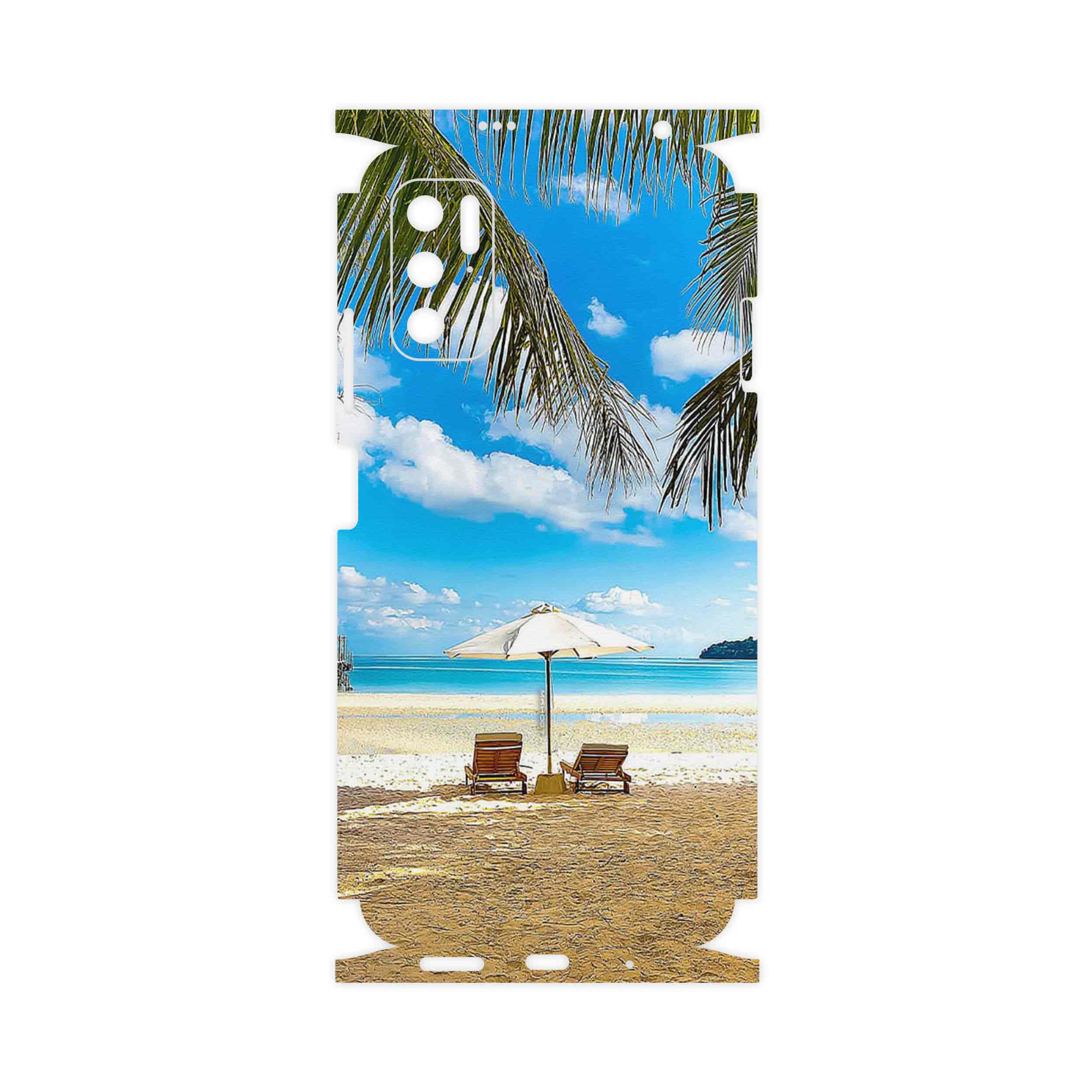 برچسب پوششی ماهوت مدل Beach-FullSkin مناسب برای گوشی موبایل شیائومی Redmi Note 11SE