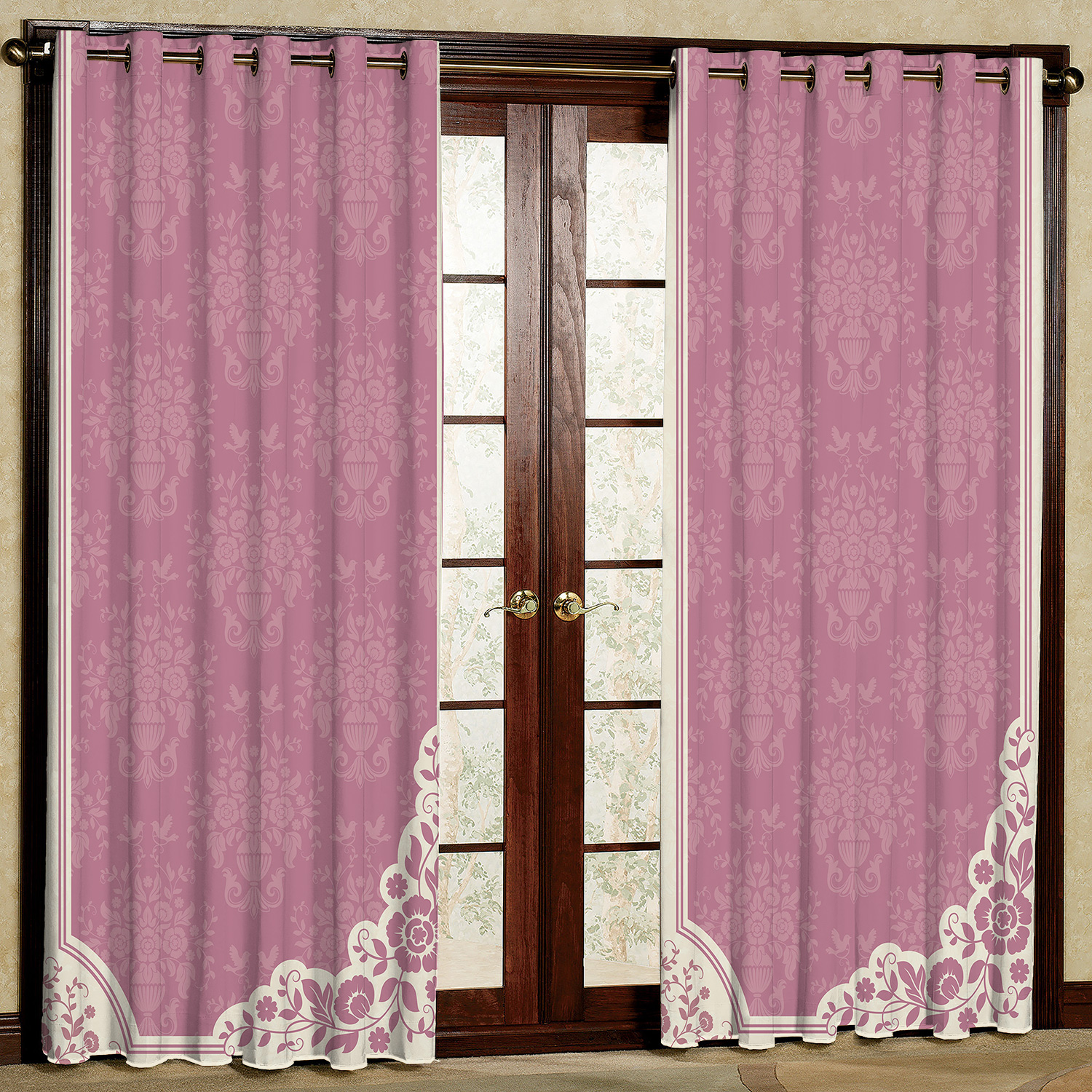 پرده مدل مخمل پانچی کد 1852 سایز 200x140 سانتی متر