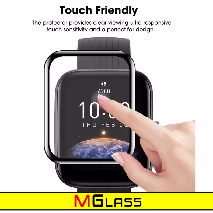 محافظ صفحه نمایش نانو ام گلس مدل NMG مناسب برای ساعت هوشمند امازفیت GTS 2E بسته سه عددی