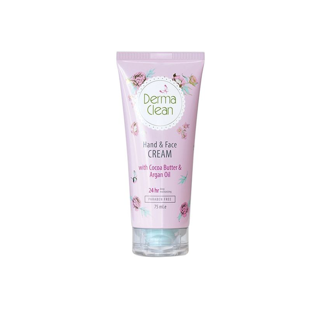 کرم دست و صورت حاوی کوکوباتر و روغن آرگان درماکلین