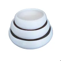 گلدان سرامیکی مدل بنسای کد e400 بسته   3 عددی