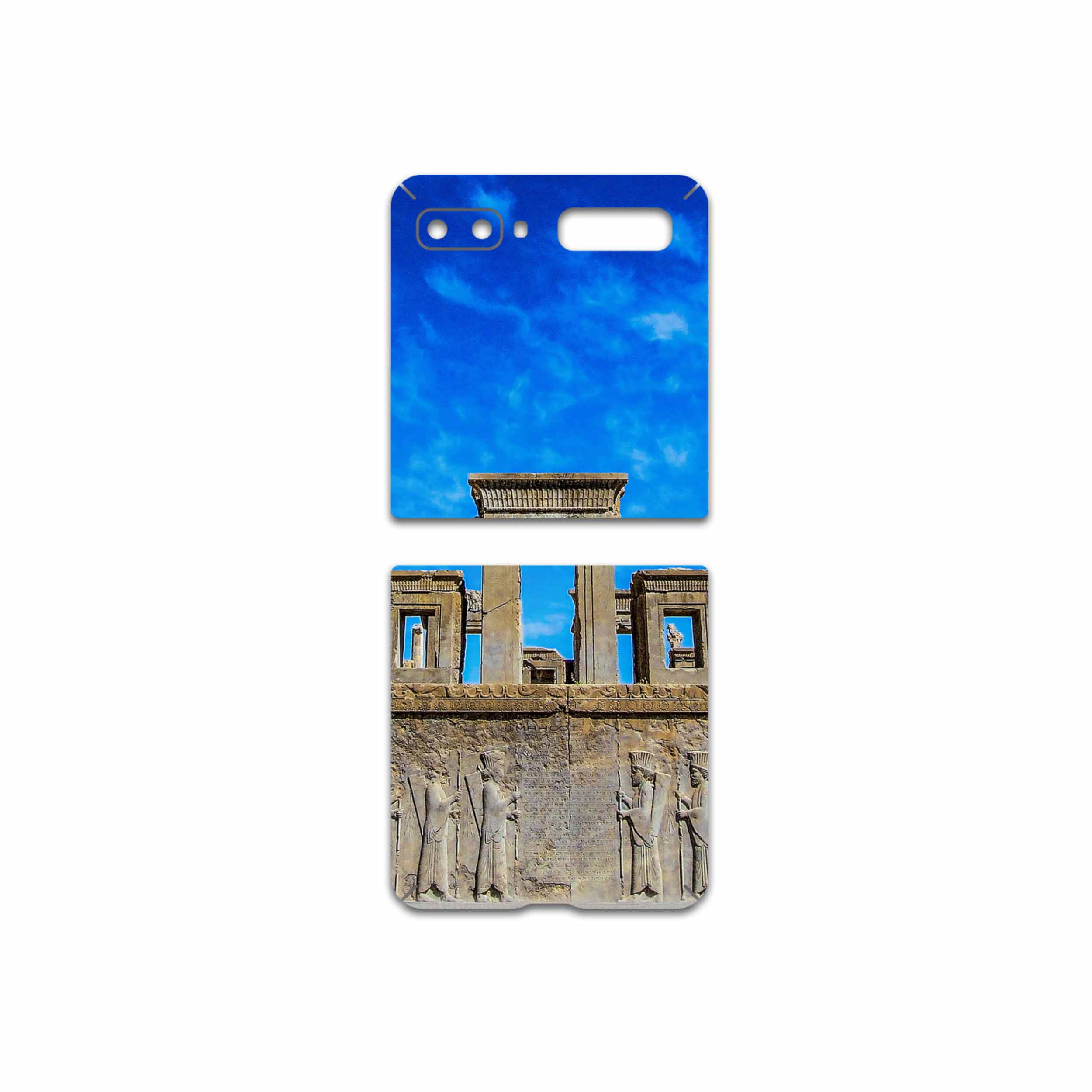 برچسب پوششی ماهوت مدل TAKHT-e-JAMSHID مناسب برای گوشی موبایل سامسونگ Galaxy Z Flip