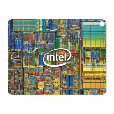 برچسب پوششی ماهوت مدل Intel Brand مناسب برای تبلت اپل iPad Pro 12.9 (GEN 3) 2018 A2014