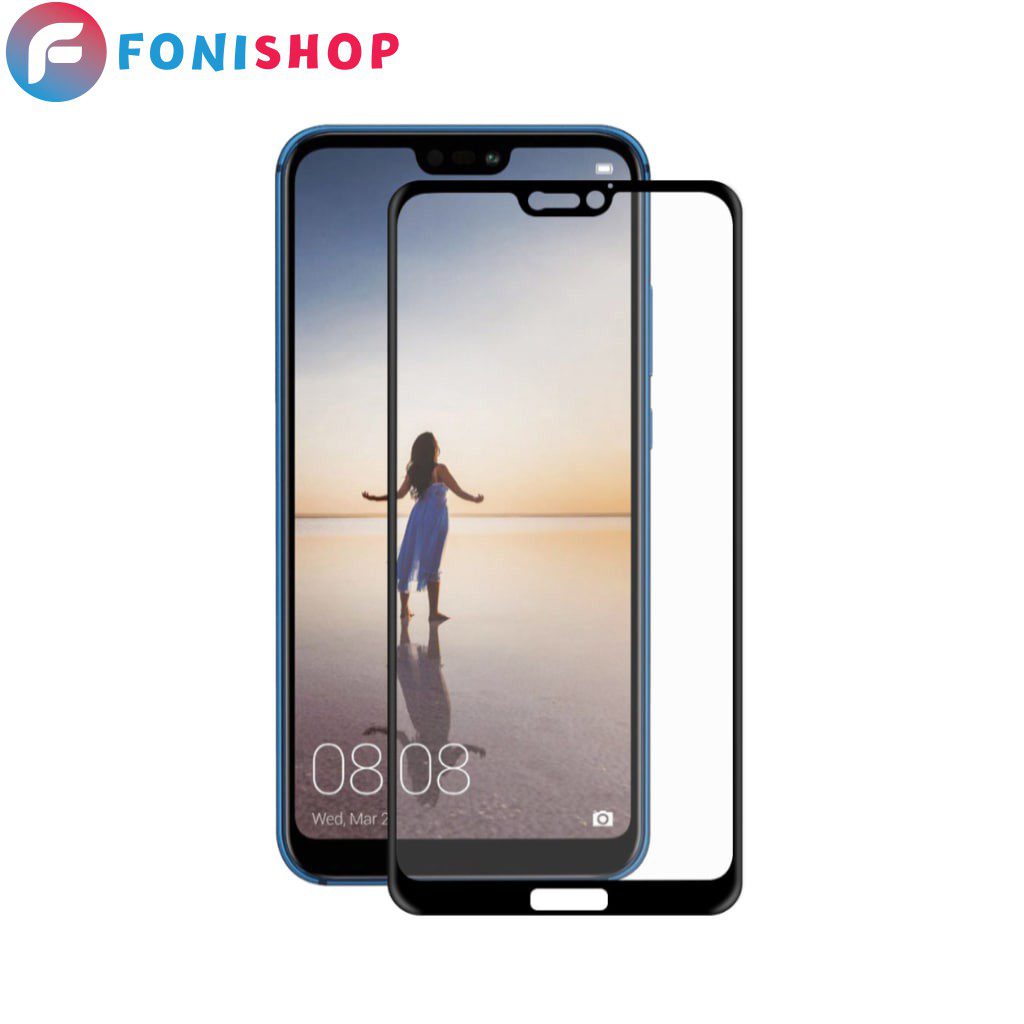 گلس محافظ صفحه نمایش فول تمام صفحه هواوی Huawei P20 Lite