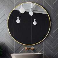 آینه مدل گرد فلزی طرح ظریف کد F-80