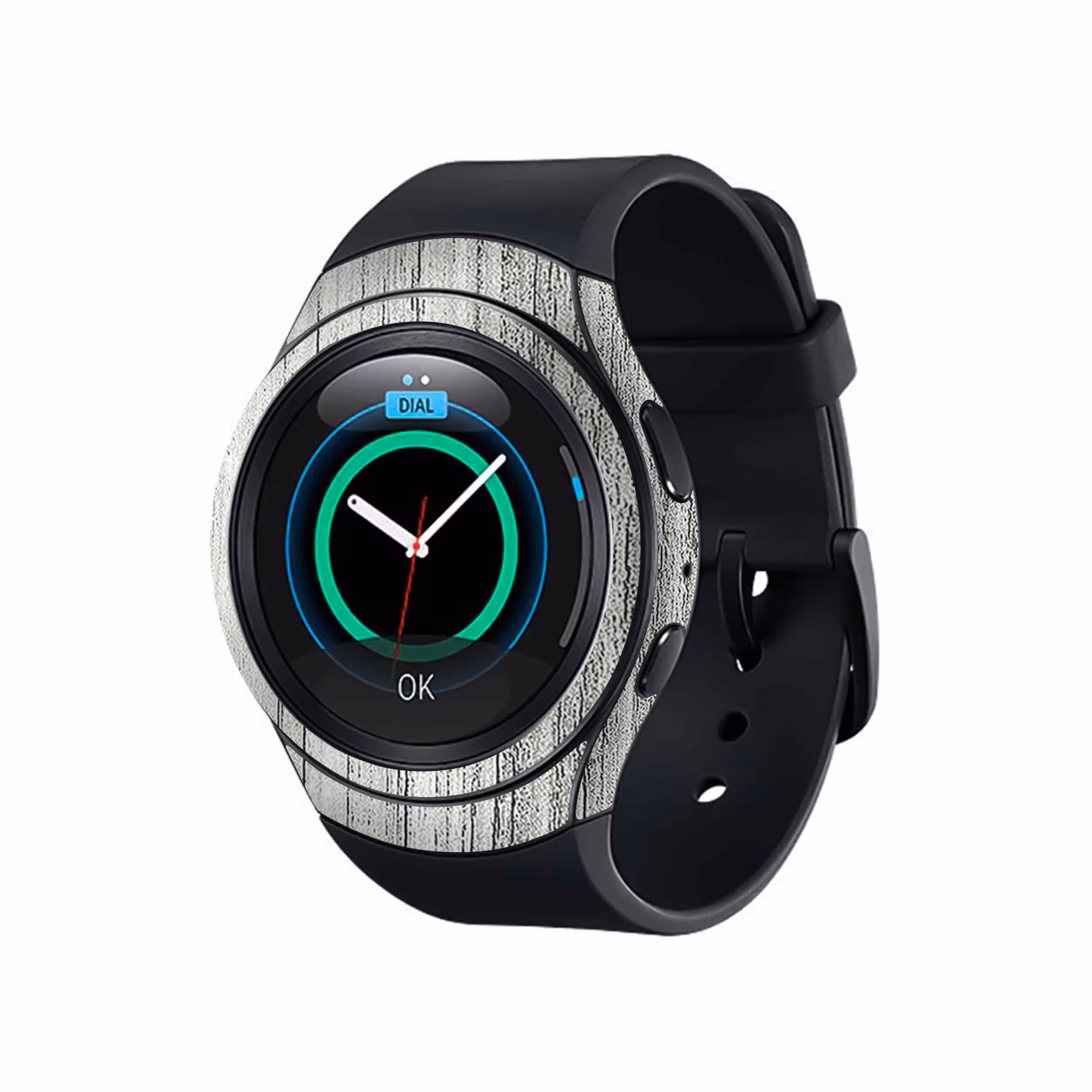 برچسب ماهوت طرح White_Wood مناسب برای ساعت هوشمند سامسونگ Galaxy Gear S2