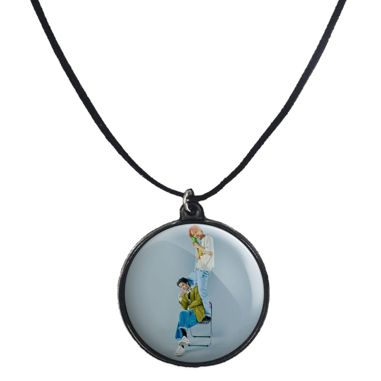 گردنبند پرمانه طرح exo کد pmb.14005 مدل دو طرفه