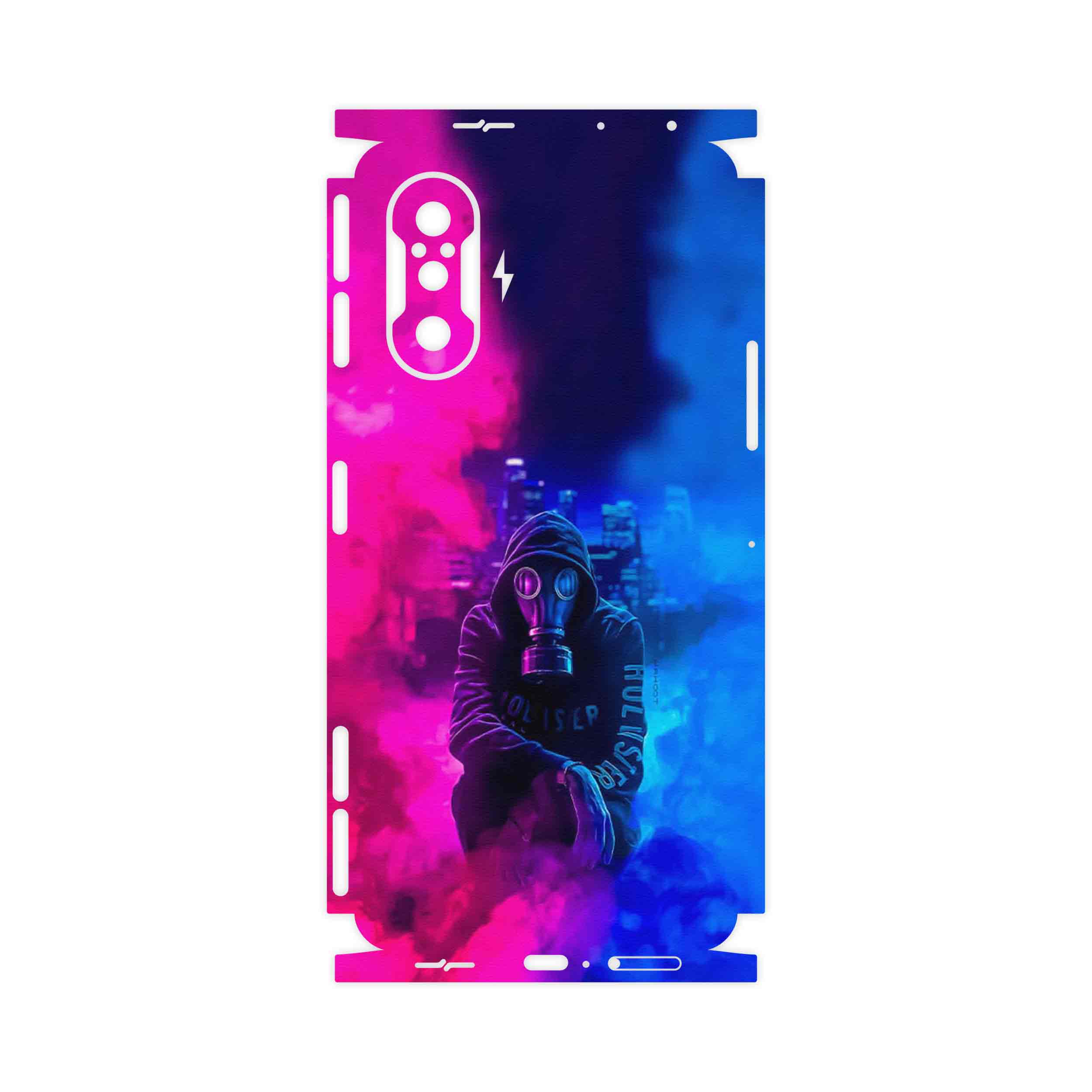 برچسب پوششی ماهوت مدل Smoke Rainbow Digital Art 2-FullSkin مناسب برای گوشی موبایل شیائومی Redmi K40 Gaming
