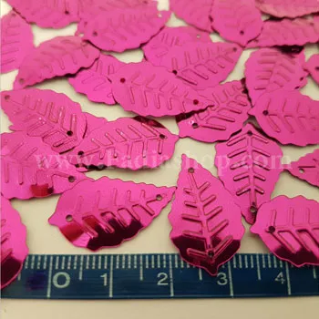 پولک برگی سرخابی ارغوانی