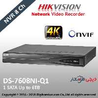 ضبط کننده ویدیویی تحت شبکه NVR هایک ویژن مدل DS-7608NI-Q1