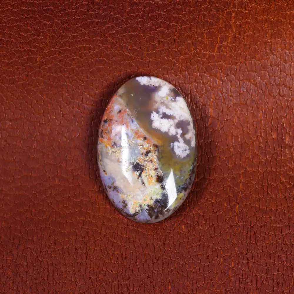 نگین عقیق شجر کد 16556 - جواهری مشاهیر