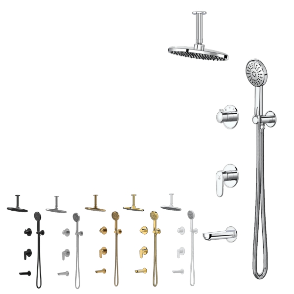 شیر حمام توکار سقفی کاویان مدل لارا