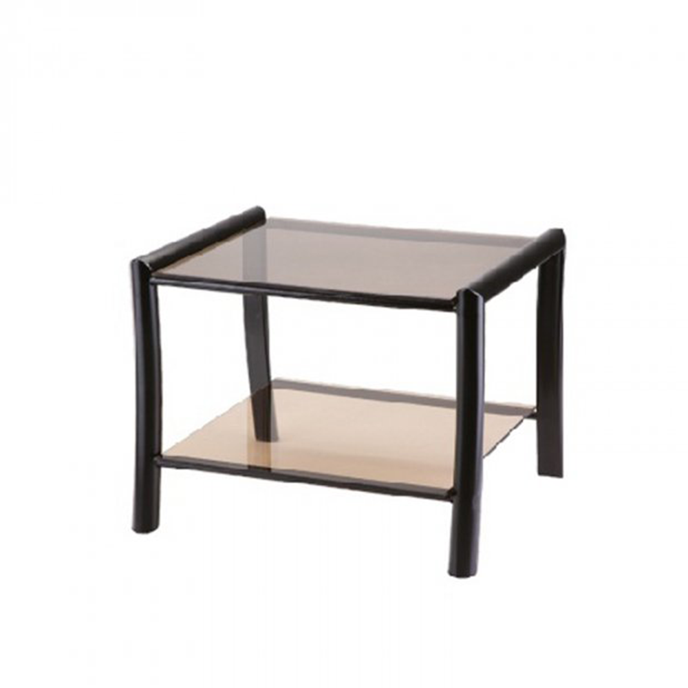 میز بغل مبلی اطلس با شیشه رایانه صنعت