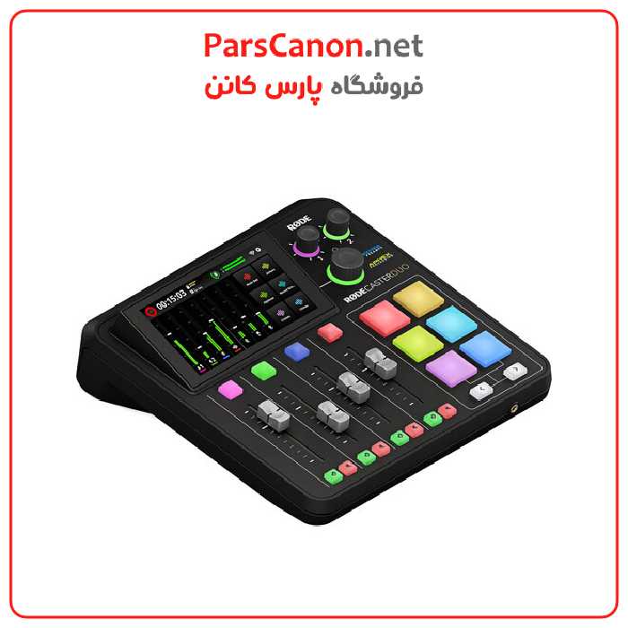 استودیوی تولید صوتی یکپارچه RODE RODECaster Duo Integrated Audio Production Studio (Black)