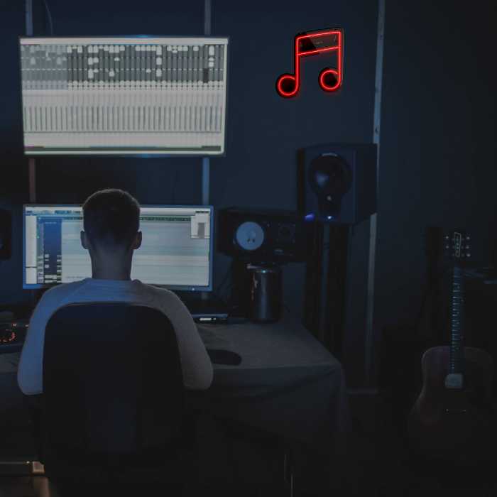 چراغ دیواری نئون دیزاین طرح Chang-BL_RD