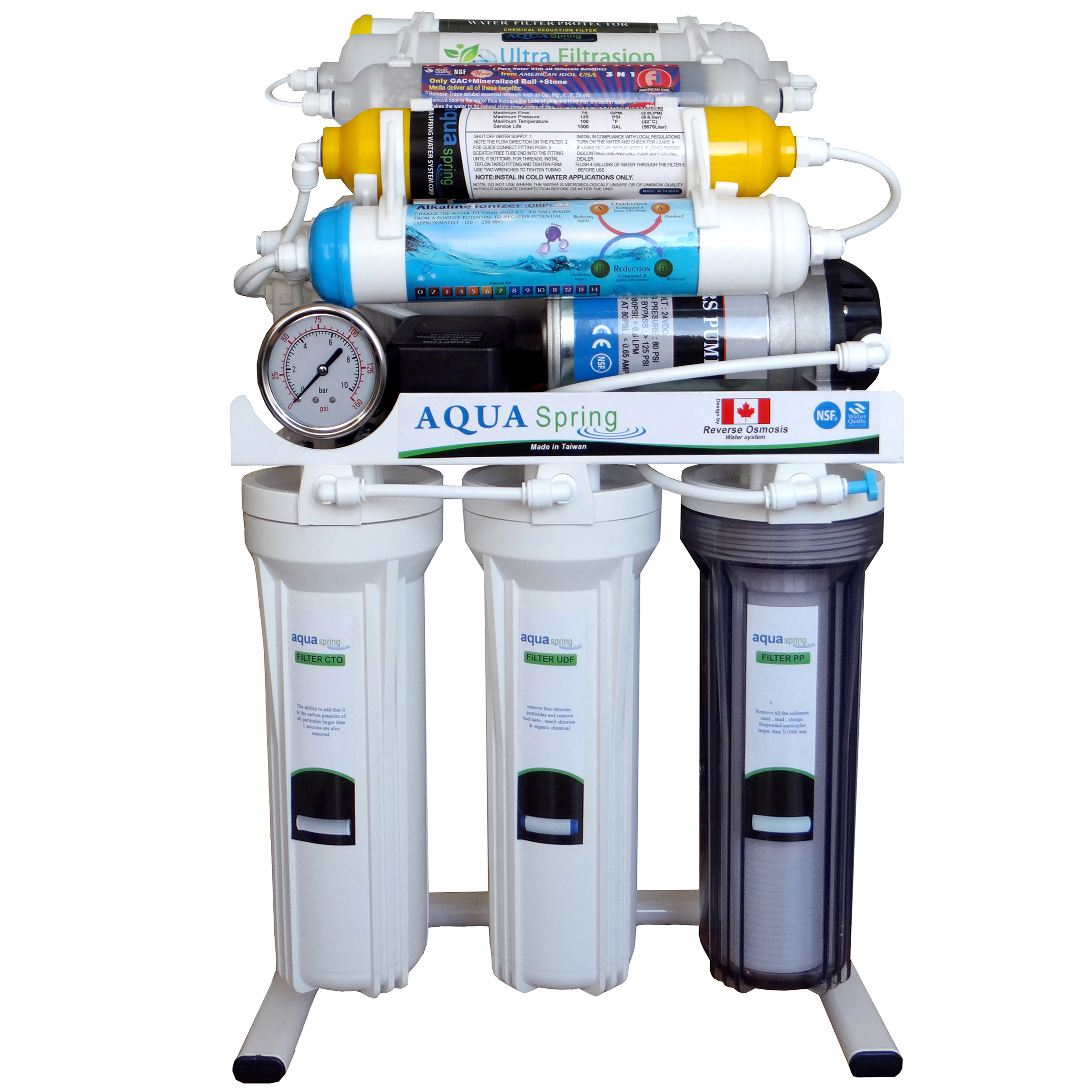  دستگاه تصفیه کننده آب آکوآ اسپرینگ مدل RO-AF2200