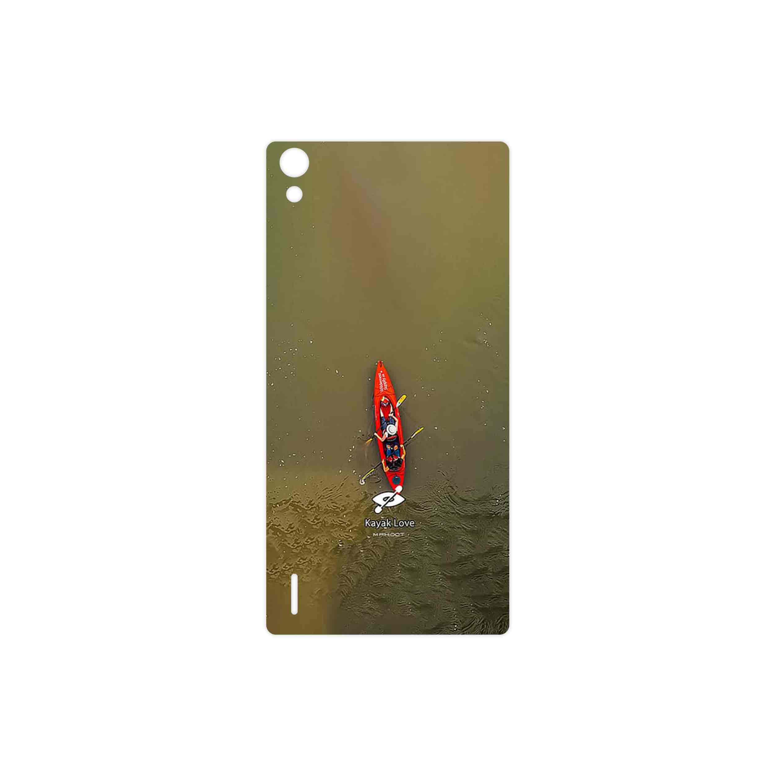 برچسب پوششی ماهوت مدل Kayak مناسب برای گوشی موبایل هوآوی Ascend P7