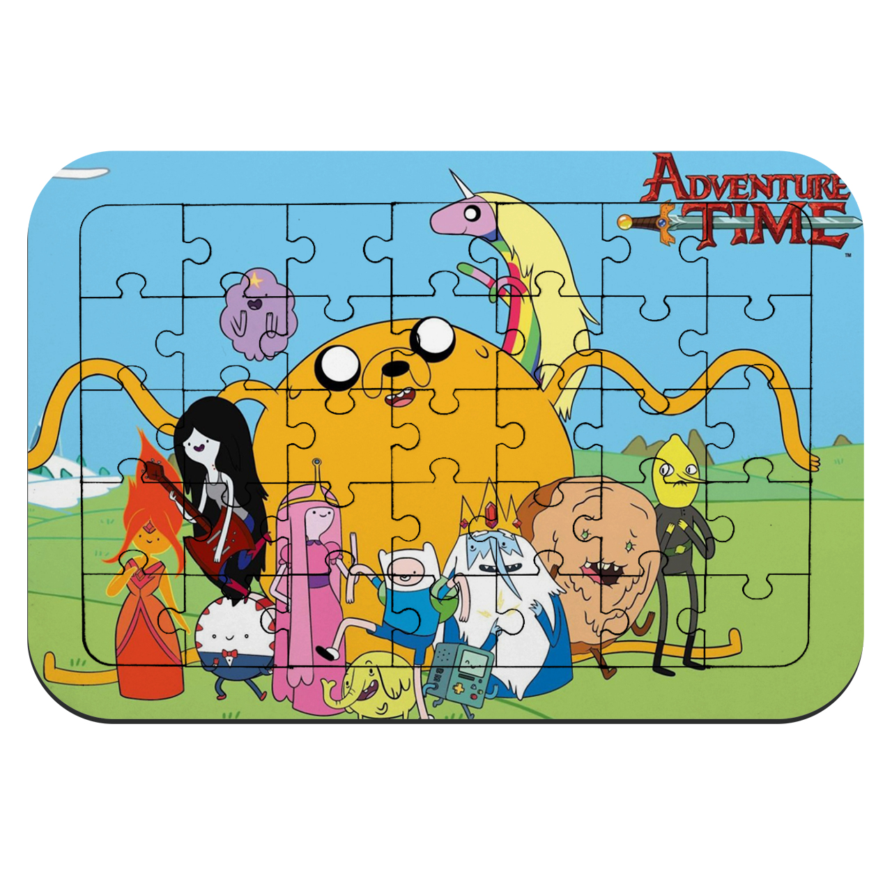 پازل 35 تکه طرح انیمیشن adventure time مدل NI97