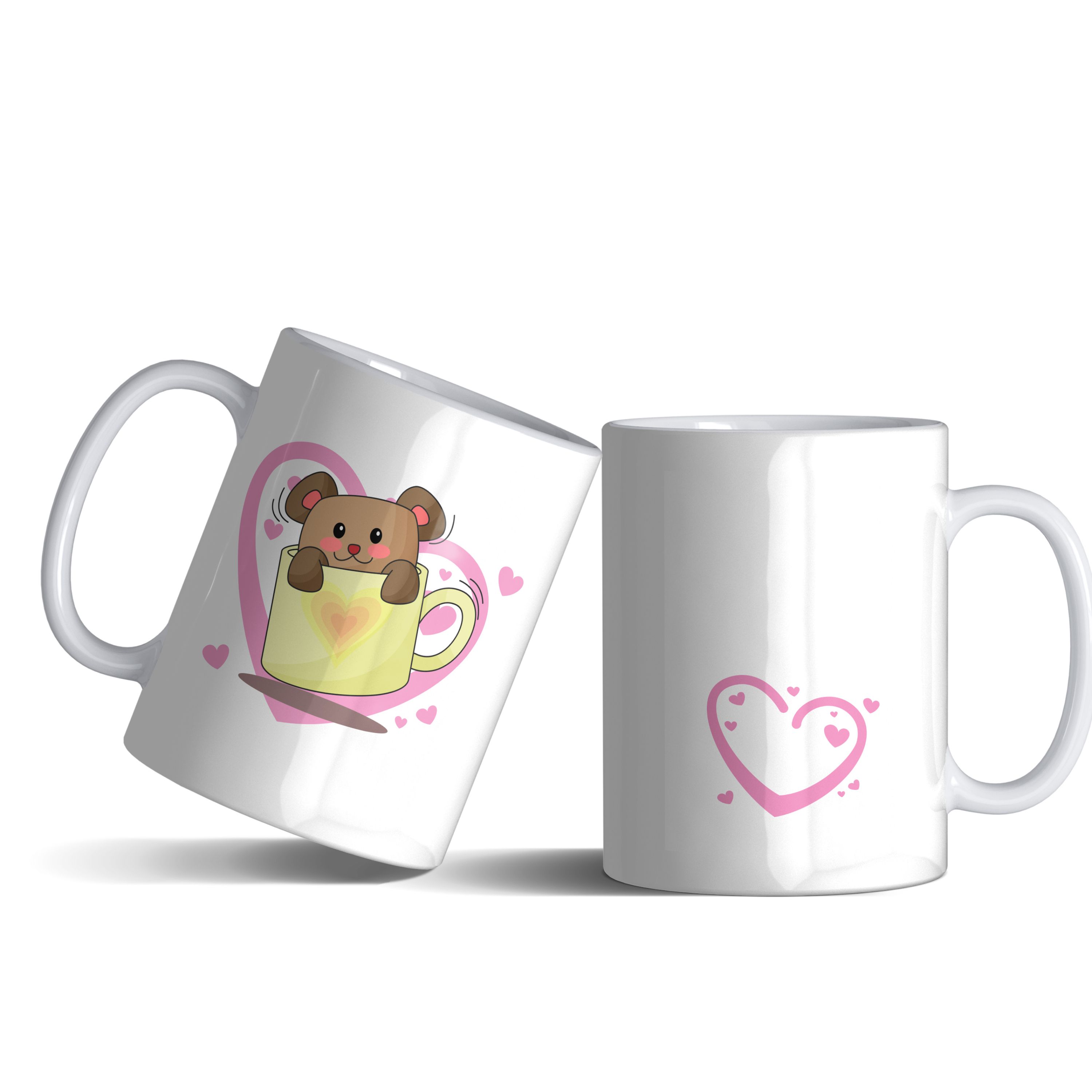 لیوان (ماگ) کارتونی با طرح خرس