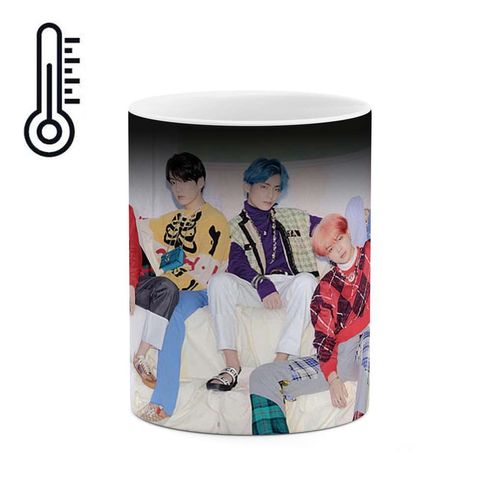 ماگ حرارتی طرح گروه موسیقی کره ای - کی پاپ -Kpop مدل mgph14381