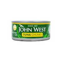 کنسرو ماهی تن در روغن آفتابگردان 145 گرم جان وست – john west